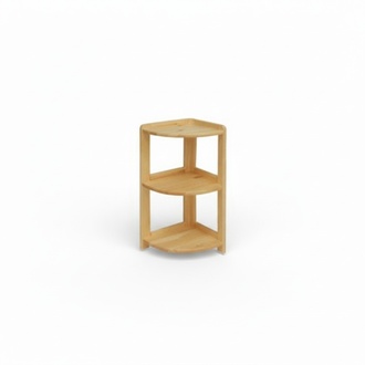 Corner Shelf Solid Wood Shelves Storage Cabinet Solid Furniture 30x30x86cm New