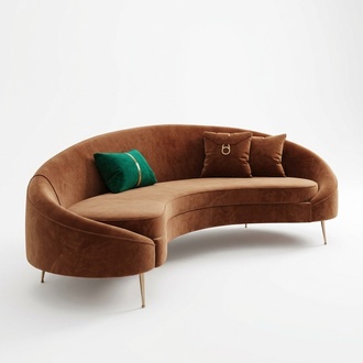 Corner Sofa 3 Seater Upholstery Velvet Modern Relax Seat Luxury Furniture Living Area Corner