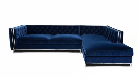 Corner sofa blue living landscape xxl furniture design couch corner set upholstery big new