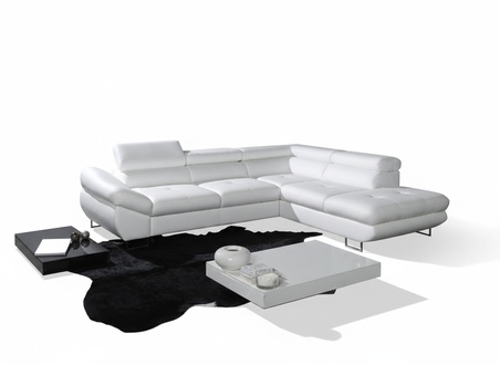 Corner sofa corner choice leather fabric upholstery textile bed + box couch sofa corner set