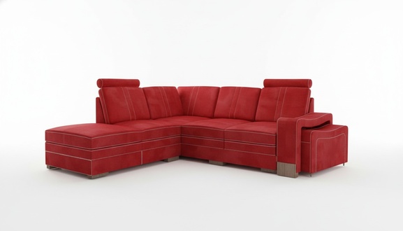 Corner sofa upholstered sofa bed function storage bed corner couch textile sofa