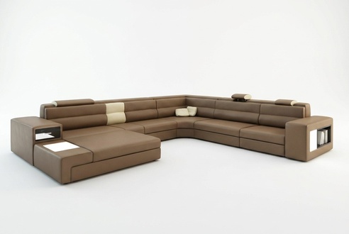Corner Sofa Couch Upholstery Set Design Leather Textile Living Landscape Landau BE