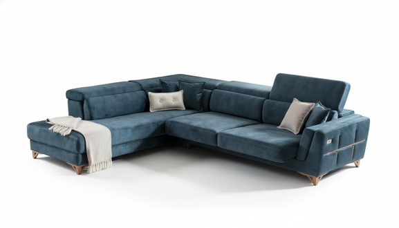 Corner sofa L-shape leather sofa couch living landscape set modern sofas