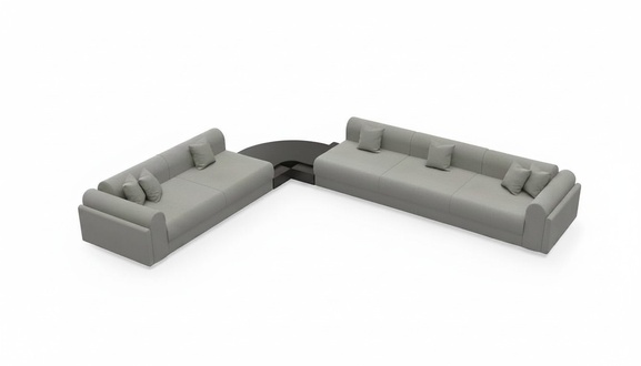Corner sofa L-shape textile corner couch sofa upholstery premium couch couches furniture