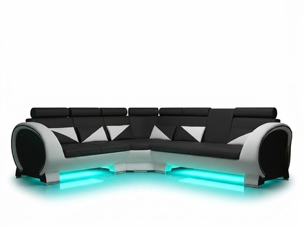 SECTIONAL SOFA LEATHER SOFA LEATHER SET SECTIONAL COUCH DESIGN *COLOR CHOICE* SOFA LEATHER COUCH