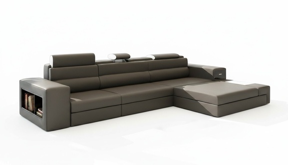 Corner Sofa Leather Sofa Living L Shape Sofa Couch Upholstery Seat Corner Recliner New