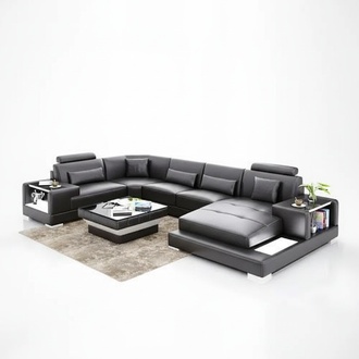 Corner sofa living area corner couch coffee table sofa L\'Form leather sofa couch upholstery