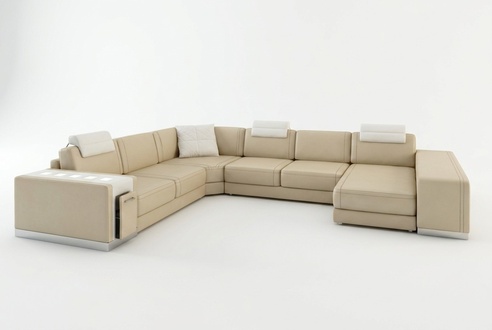 Corner Sofa Sofa Living Landscape U Shape Upholstery Couch Leather Sofa Stool Design Sofas