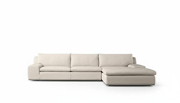 Corner sofa living room sofa bed couch couch white L shape leather furniture PRIANERA