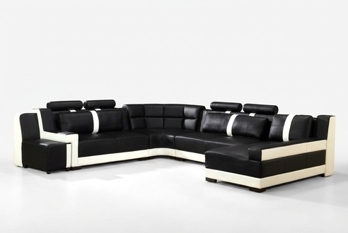 Corner sofa living area + USB cushion corner set design couch modern leather sofa