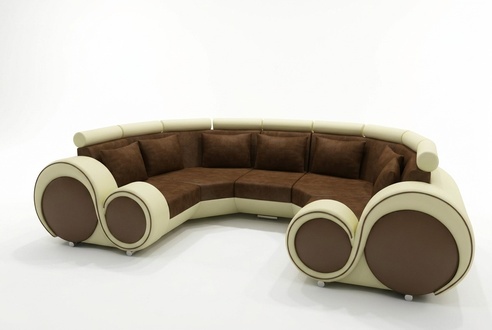Corner sofa + USB living area U shape textile big XXL corner sofa fabric textile sofa new