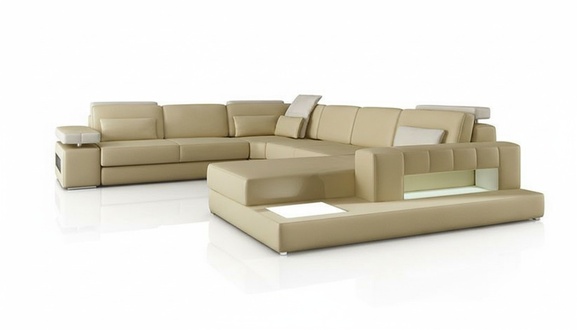 Corner Sofa U-Shaped Living Area Sofa Couch Upholstery Corner Sofa Fabric Sofas Leather