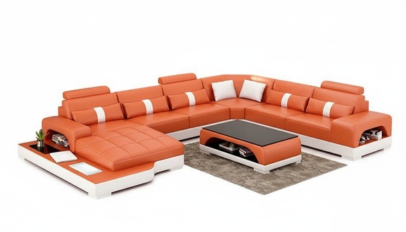 Corner sofa Upholstery Corner sofa U-shape Contemporary sofa Leather sofa Designer sofa
