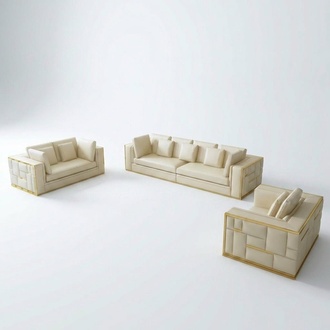 Couch living area set design modern sofa set 3 + 2 + 1 sofas