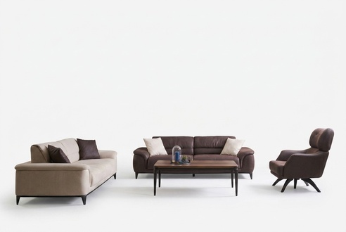 Sofa set, sofa furniture, couch, armchair, fabric sofa set, 4-piece upholstered sofas.