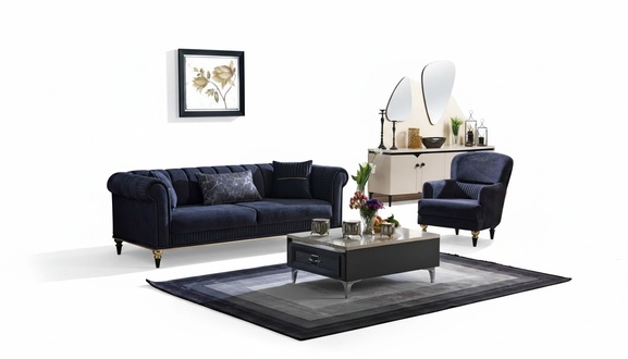 Couch sofa set upholstery furniture seating group residential landscape lounge sofa 3+1