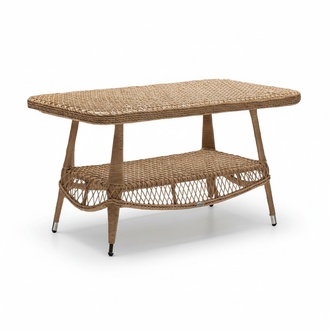 Coffee table luxury sofa table side table rattan brown coffee table