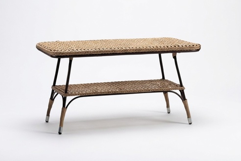 Coffee table side table brown design luxury garden furniture furniture coffee table