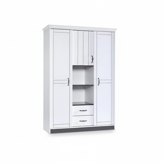Country House Wardrobe Bedroom Furniture Wood White Cupboard Precious Wardrobes