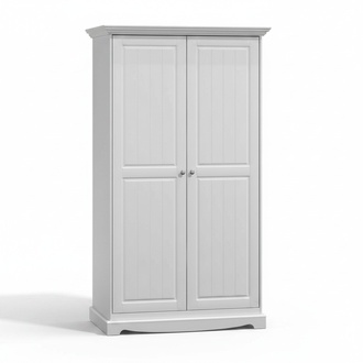 Country House Wardrobe Cupboard Multipurpose Wardrobe Wood Cupboards White