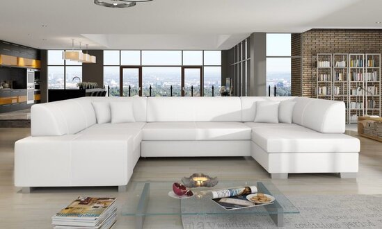 Design Corner Sofa Bed Couch Upholstery Living Area Textile Sofas New On Stock