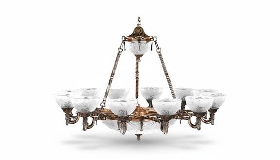 Ceiling chandelier lamp ceiling lamp chandelier glass 122cm lamps