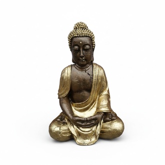 Meditating Buddha figure decorative sculpture 67 cm height (B77)