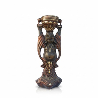 Budai with a bowl chinese figure decorative statue sculpture 62 cm height (B20)