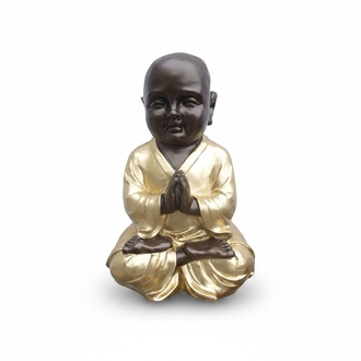 Baby Budai praying figure decoration statue sculpture 39 cm height (B39)