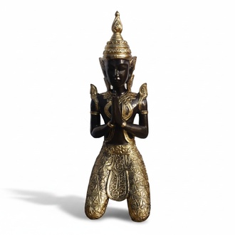 Malaysian praying Buddha figure decoration statue sculpture 84 cm height B48