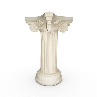 Antique greek ionic column style decorative pillar figure 72 cm height (C13)