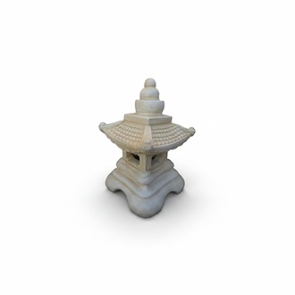 Decorative garden figure in Japan traditional home (Minka) style made of weather-resistant cement 80cm