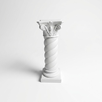Antique greek column style pillar figure statue 100cm height (C18)