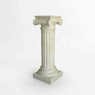 Decorative column figure statue in antique greek ionic pillar statue 97cm height (C23)
