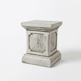 Antique roman column style decorative garden figure made of weather-resistant cement