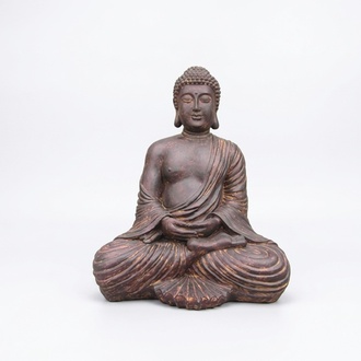 Chinese sitting Buddha decorative figure statue sculpture 43 cm height (B17)