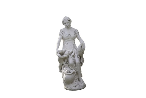 Decoration Figure Woman Garden Designer Figures Sculpture Sculptures Statue S101056