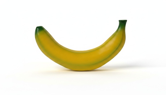 Banana decorative an original colored sculpture 80cm XXL B409