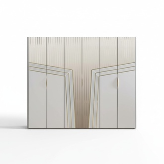 Modern White Wardrobe Wooden Wardrobe Bedroom Luxury Furniture