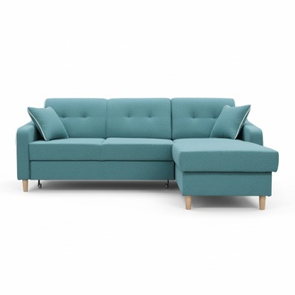 Design corner sofa sofa Sina with bed function couch upholstered seating corner sofas sofa bed.