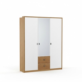 Design Bedroom Wardrobe Wardrobe Modern Wardrobes Wood 3pcs. mirror