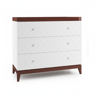 Modern style made of real wooden chest of 3-drawers, model - VI-K2sz