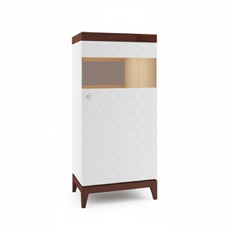Modern style made of real wooden gloss cupboard, model - VI - W34