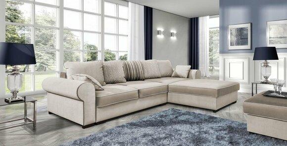 Sofa Sleeper Sofa Designer Sofa with Bed Function + Bed Drawer Corner Sofa Couch NEW Deluxe Corner