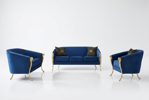 Design 3 seater relax sofas club lounge sofa textile upholstery couch fabric couches
