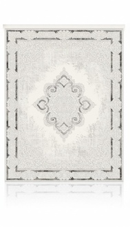 Design Abstract Rugs Carpet Bedroom 160x230 Luxury Art Deco Style Gray