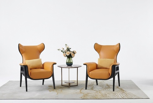 Design armchair 1 seater 70 x 90 cm living room one seater sofa couch lounge club