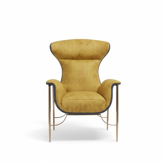 Design Armchair Lounge Club TV Chair Relax Conference Office Metal