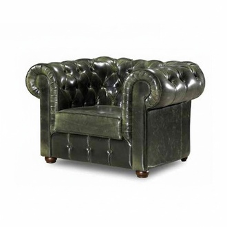 Design Armchair Luxury Living Room 1-Seater Relax Club Upholstered Chesterfield