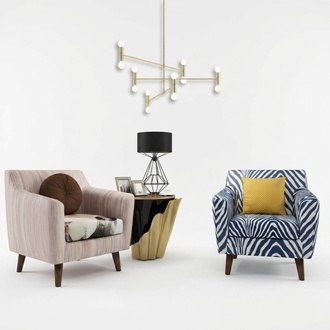 Design Armchair Metal Lounge TV Chairs Relax Conference Office New Club Chair